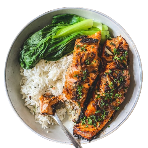 SALMON LEMON BUTTER W RICE